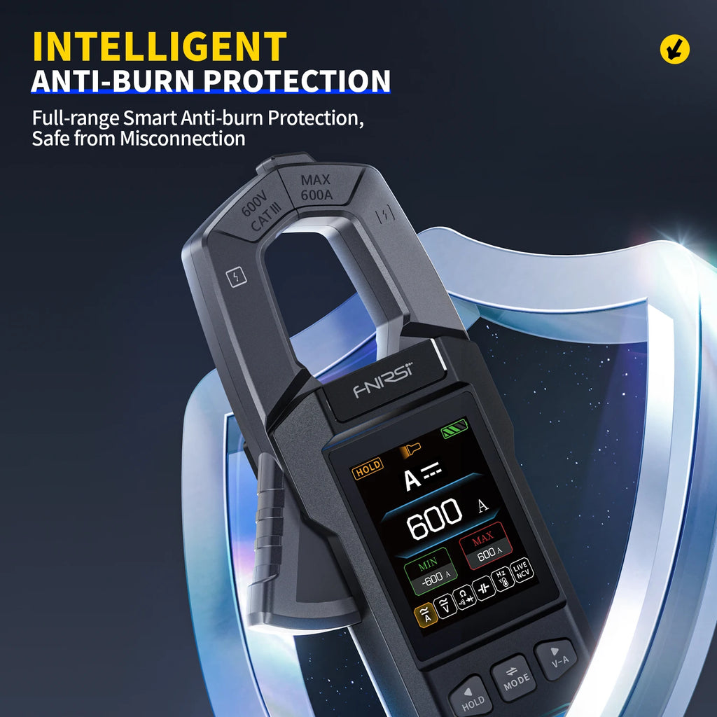 DMC-100 10000 Counts Clamp Meter AC DC Current Digital Multimeter